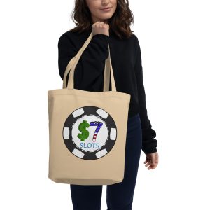 $7 Slots Poker Chip Logo Eco Tote Bag
