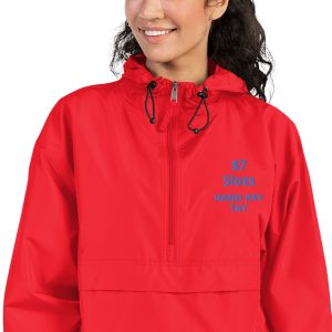 $7 Slots - Hand Pay Tay Embroidered Champion Packable Jacket