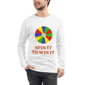 Spin it to win it Unisex Long Sleeve Tee