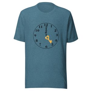 Timing is key Unisex t-shirt