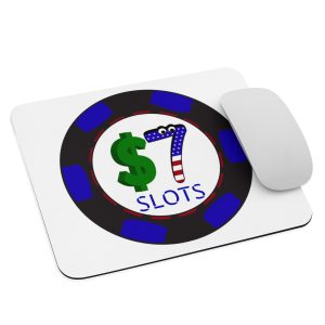 Limited Edition $7 Slots Poker Chip Logo Mouse pad