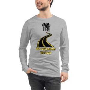 My car knows the wayUnisex Long Sleeve Tee