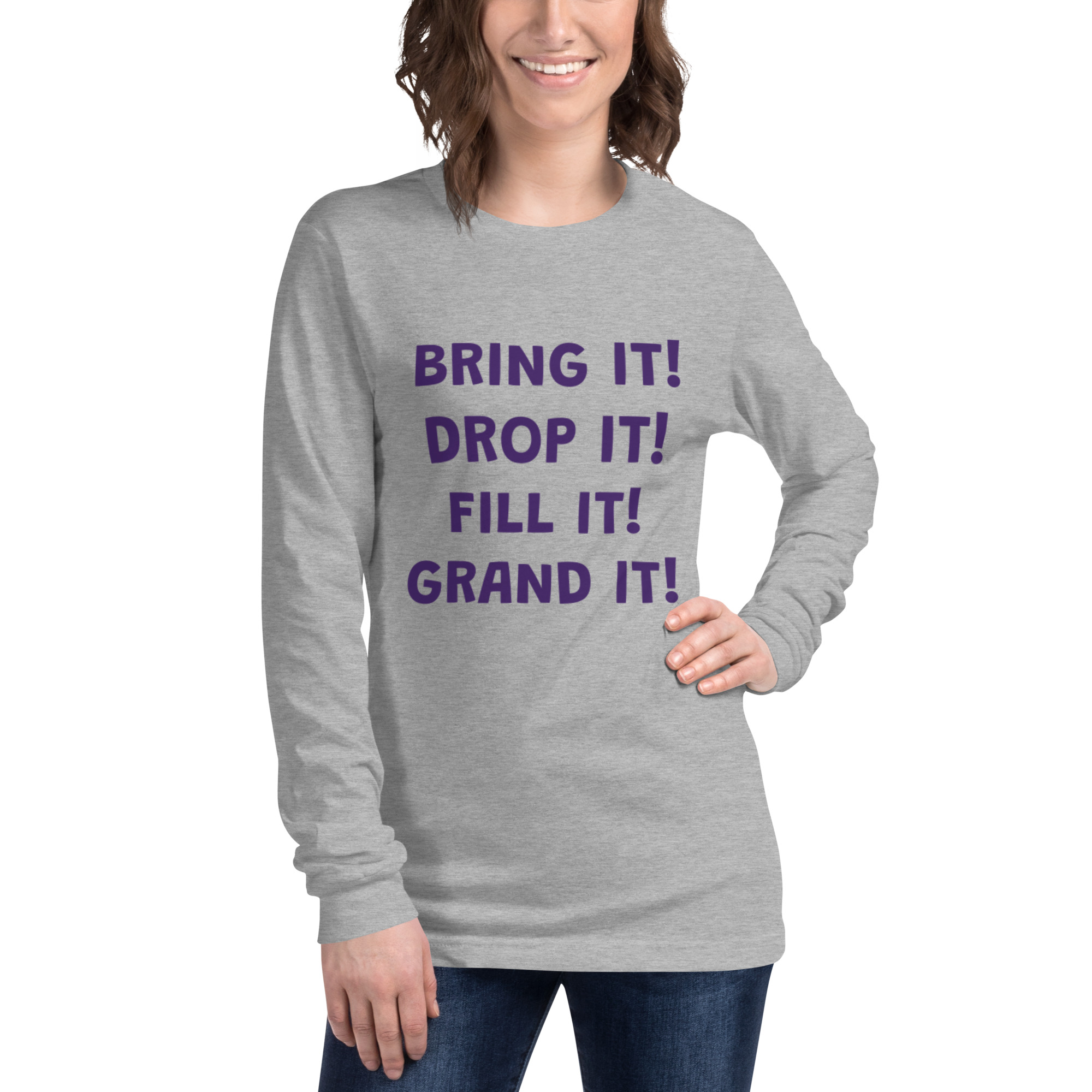 Bring it! Unisex Long Sleeve Tee - Image 2