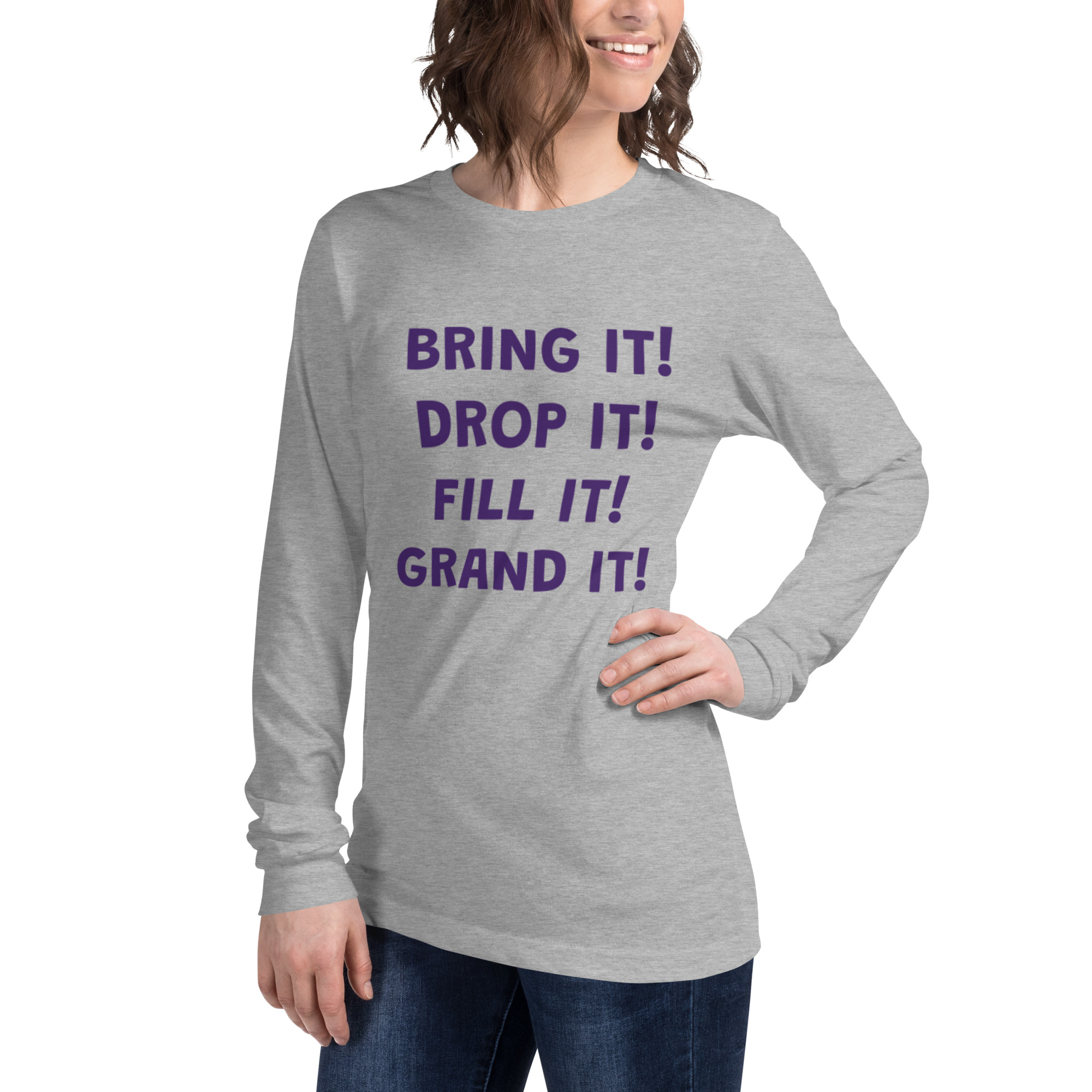 Bring it! Unisex Long Sleeve Tee - Image 3