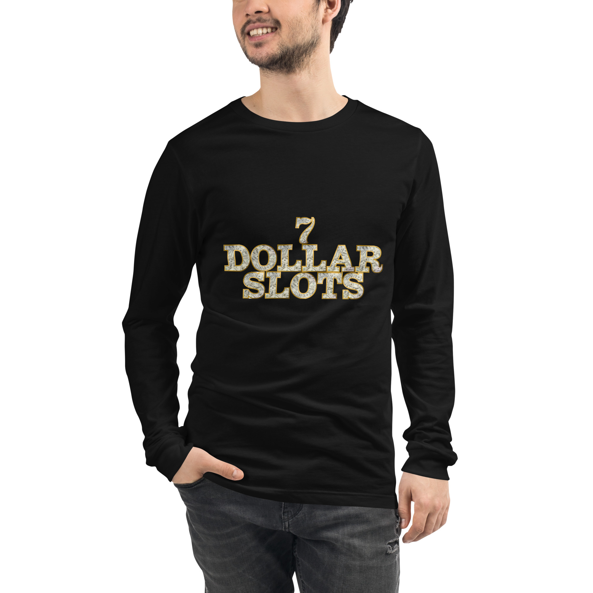 7 Dollar Slots Unisex Long Sleeve Tee - Image 4