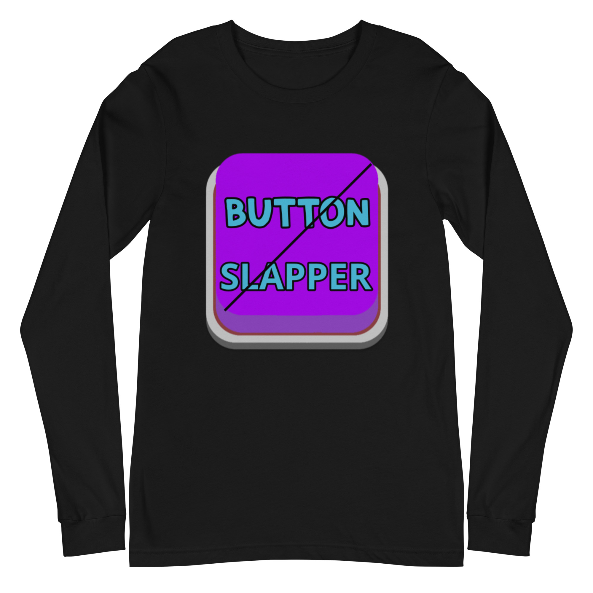 Button Slapper Unisex Long Sleeve Tee - Image 4