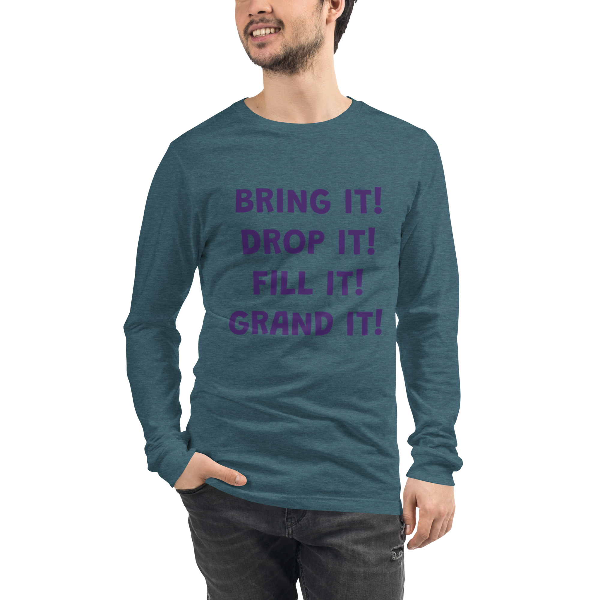Bring it! Unisex Long Sleeve Tee - Image 7