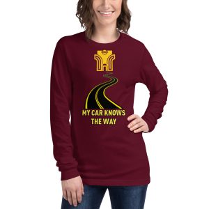 My car knows the way Unisex Long Sleeve Tee