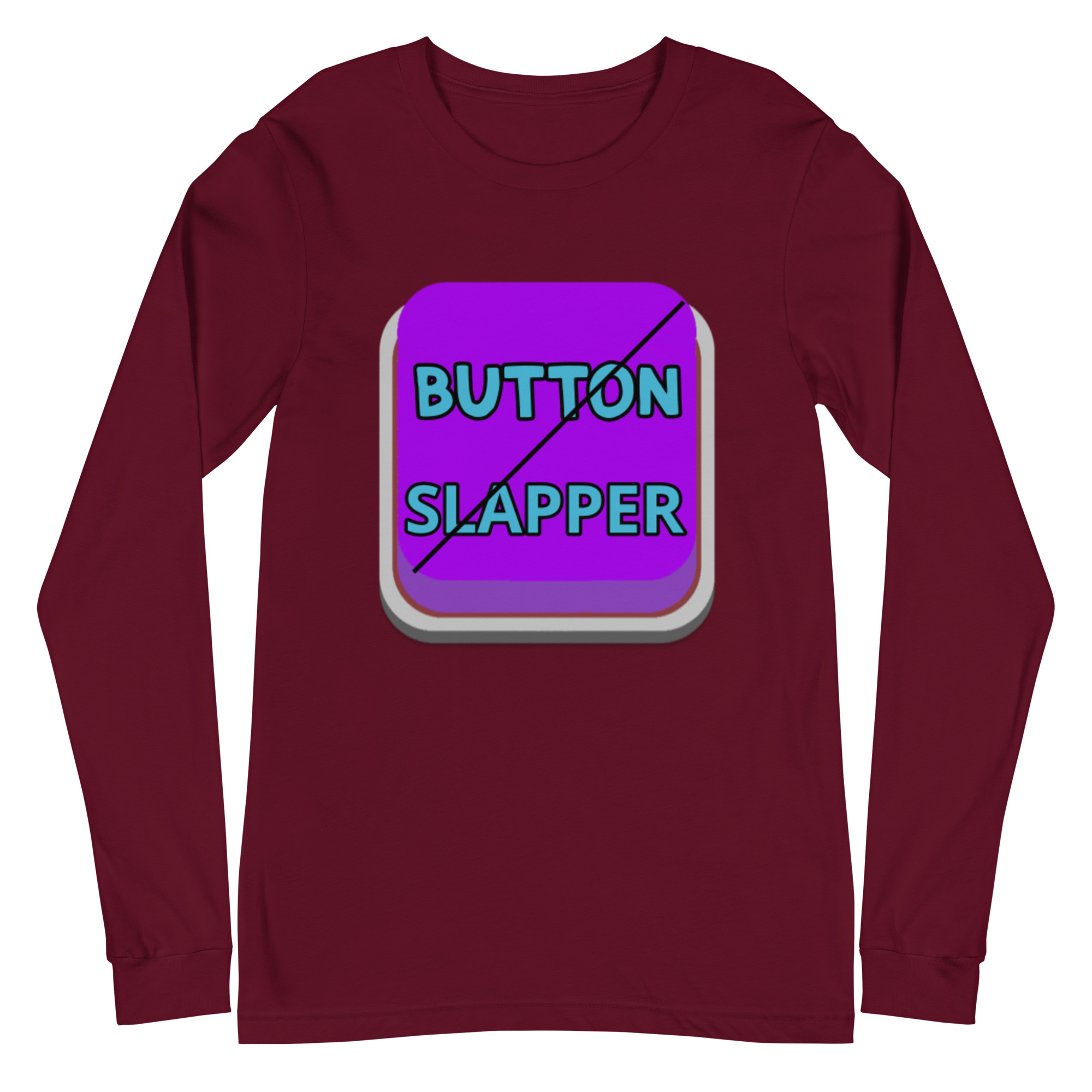 Button Slapper Unisex Long Sleeve Tee - Image 8
