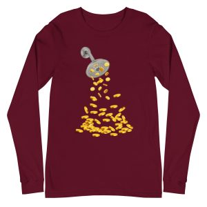 COIN SHOWER Unisex Long Sleeve Tee