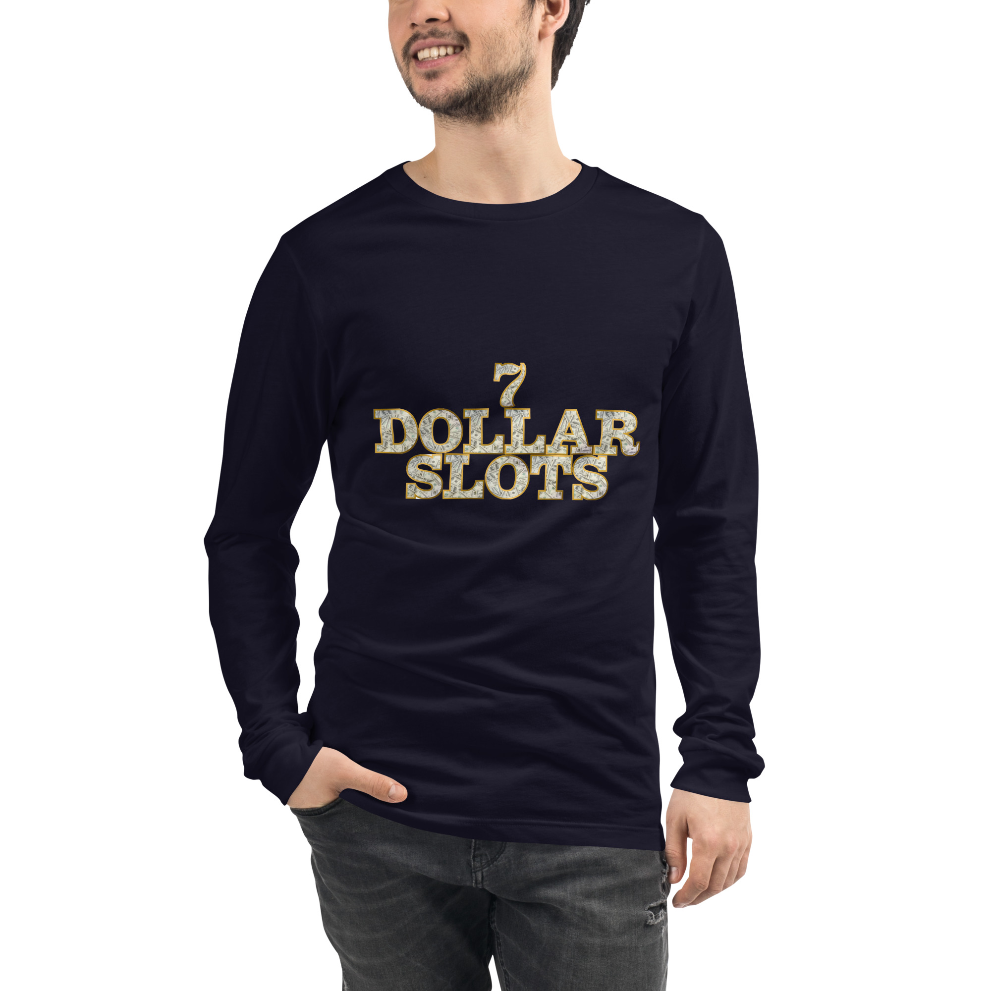 7 Dollar Slots Unisex Long Sleeve Tee - Image 6