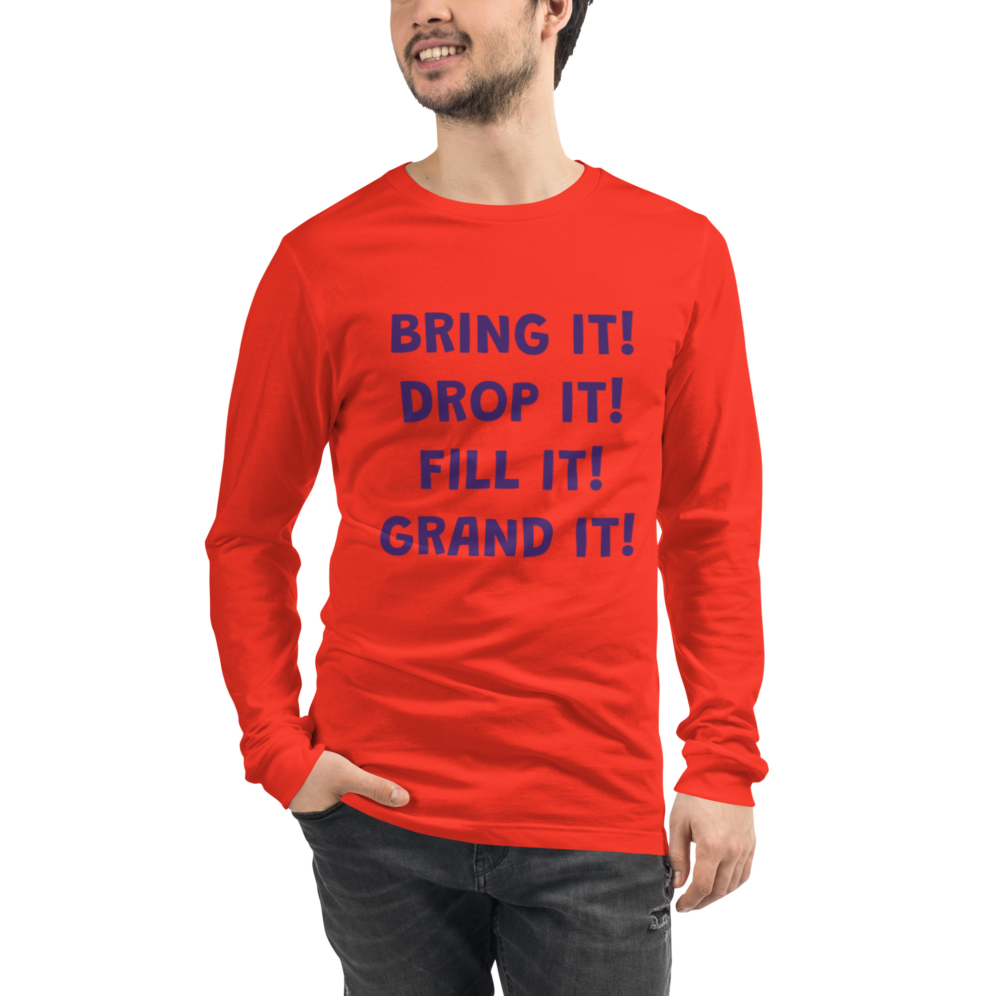 Bring it! Unisex Long Sleeve Tee - Image 9