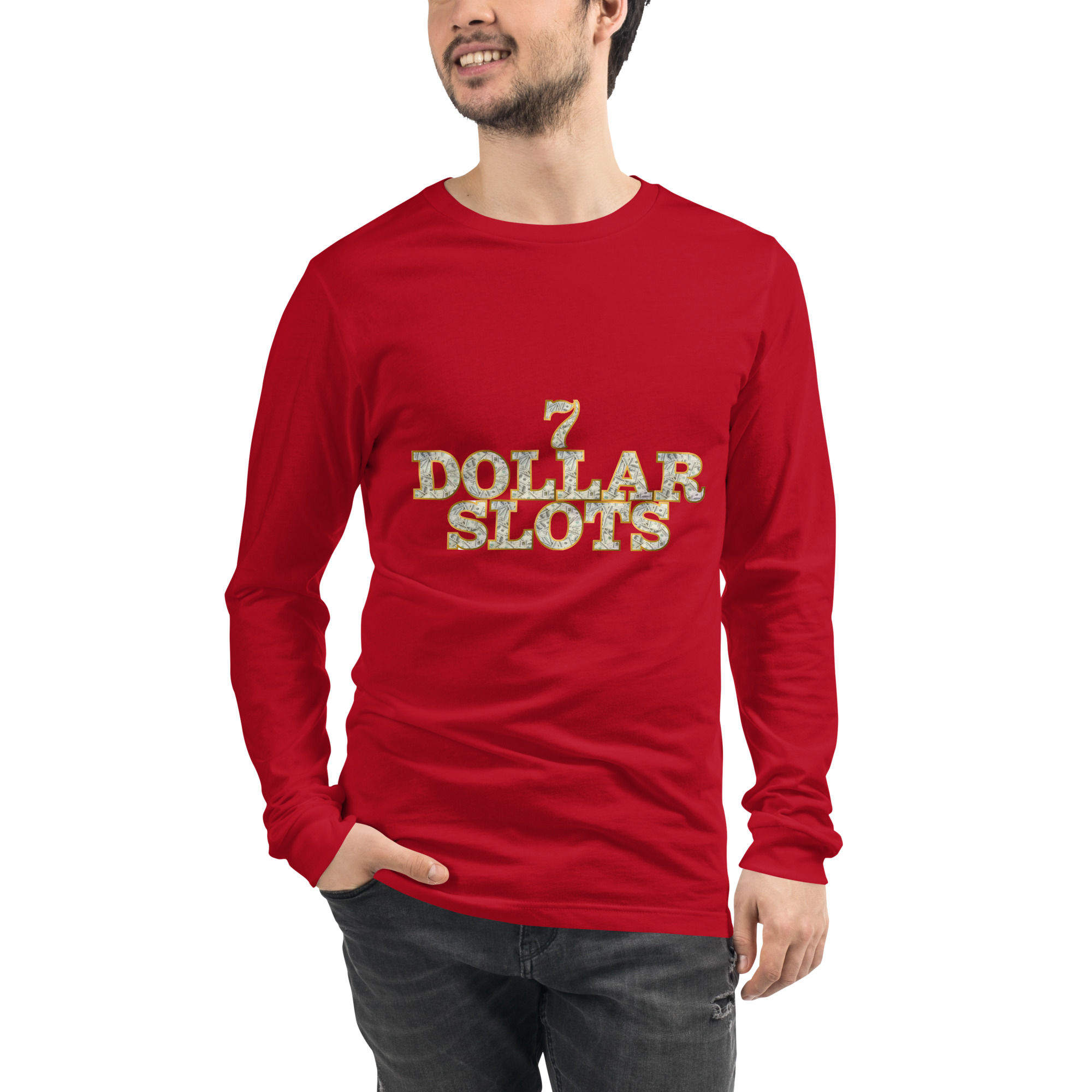 7 Dollar Slots Unisex Long Sleeve Tee - Image 9