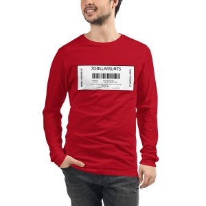 Seven Dollar Slots Cashout Ticket Unisex Long Sleeve Tee