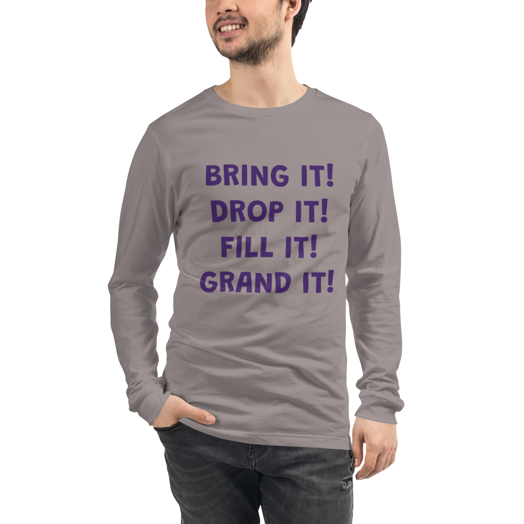 Bring it! Unisex Long Sleeve Tee - Image 13