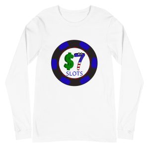 Limited Edition $7 Slots Poker Chip Logo Unisex Long Sleeve Tee