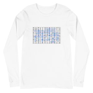 Search-a-Word in black Unisex Long Sleeve Tee