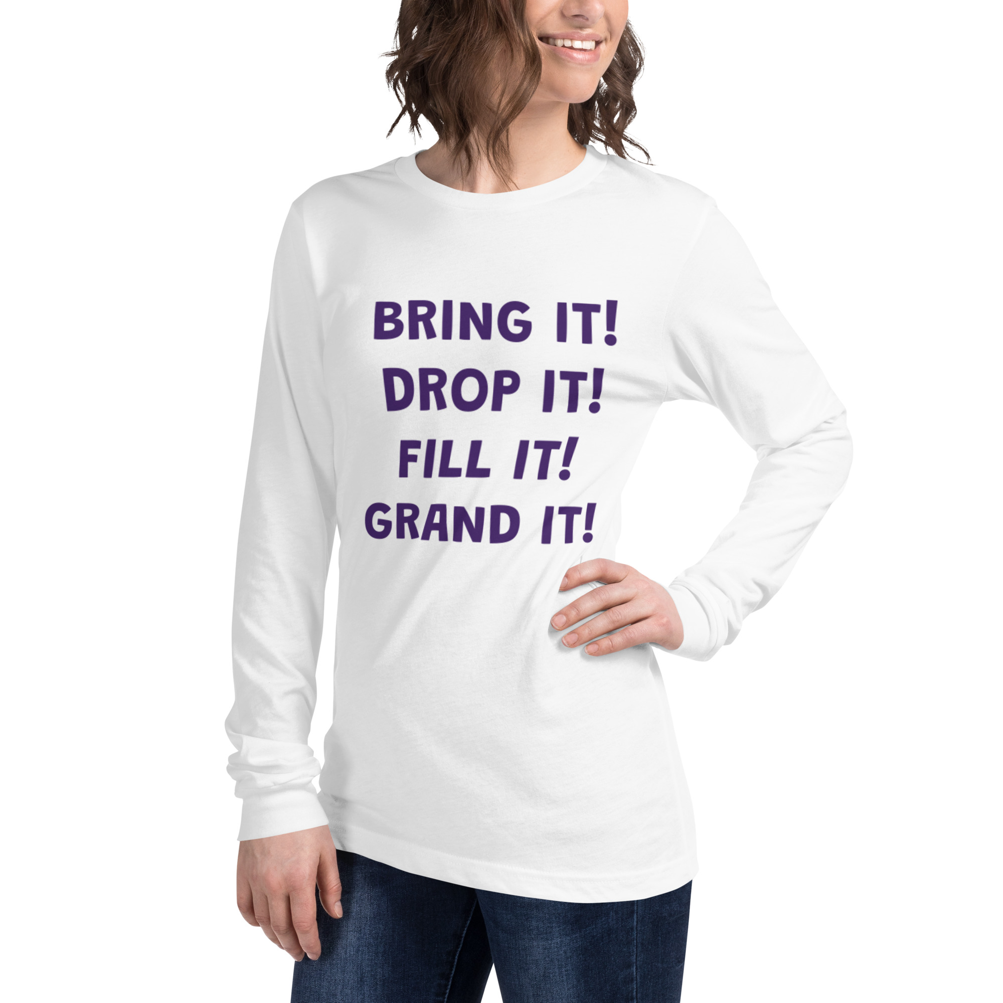 Bring it! Unisex Long Sleeve Tee - Image 8