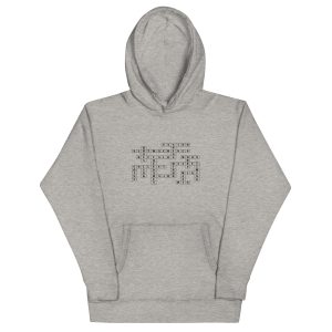Crossword in black Unisex Hoodie