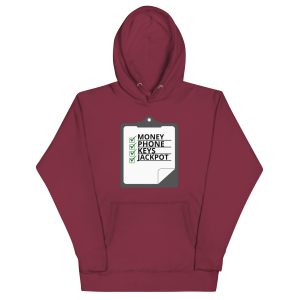 Money Phone Keys Jackpot Unisex Hoodie