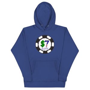 $7 Slots Poker Chip Logo Unisex Hoodie