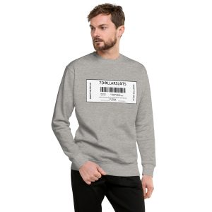Seven Dollar Slots Cashout Ticket Unisex Premium Sweatshirt