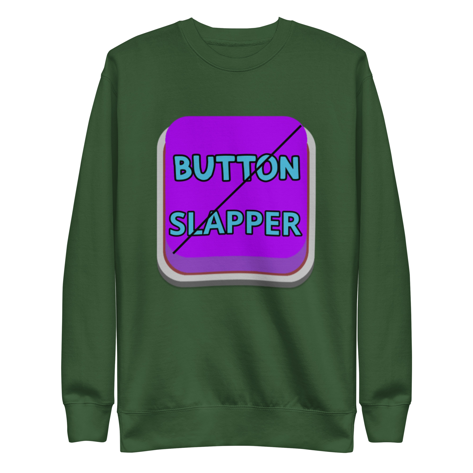Button Slapper Unisex Premium Sweatshirt - Image 9