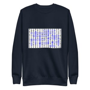 Search-a-Word in white Unisex Premium Sweatshirt