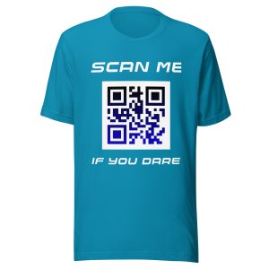 Custom Scan me if you dare Unisex t-shirt