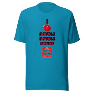 I love double double bonus poker Unisex t-shirt