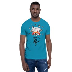 4 ACES with a kicker Unisex t-shirt