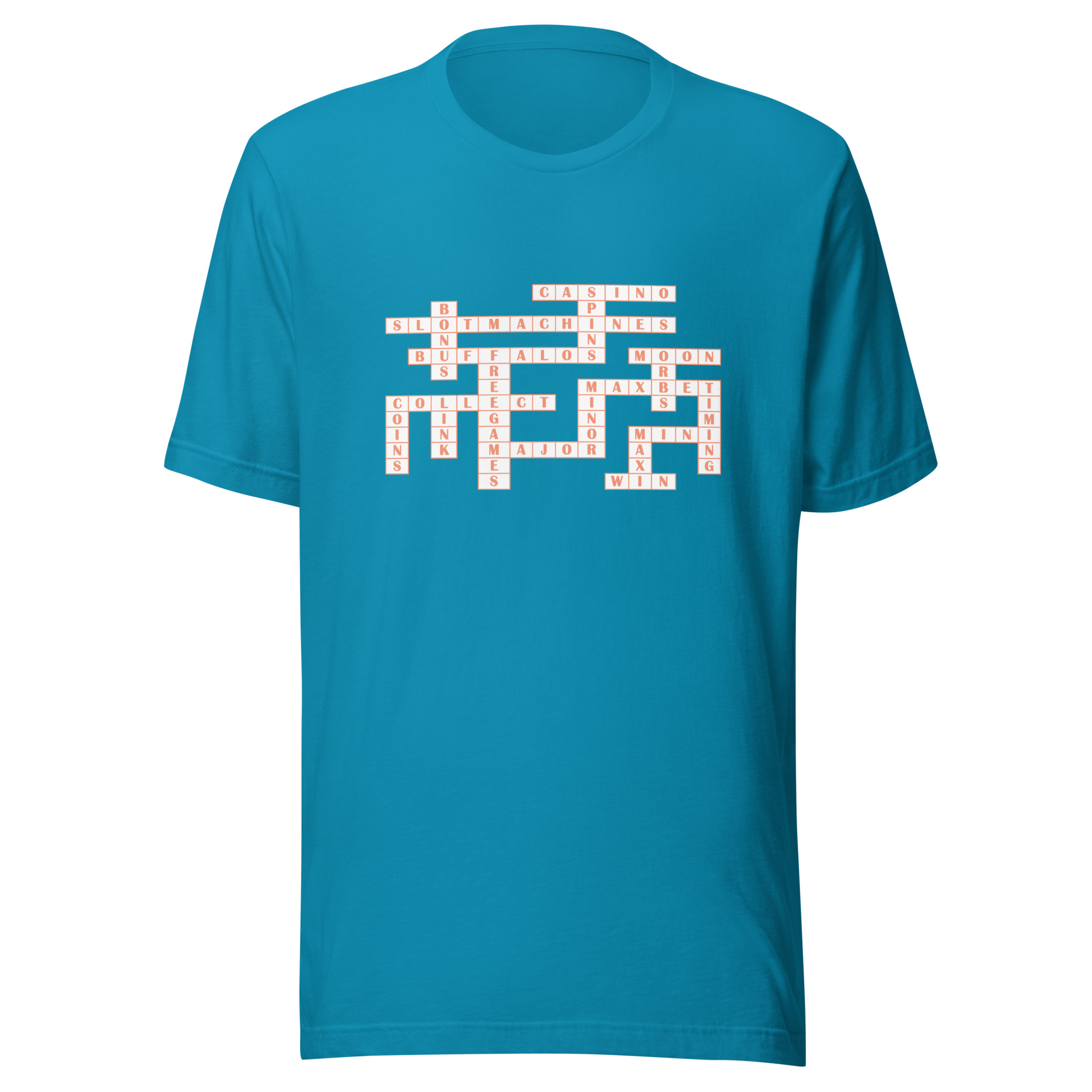 Crossword in white Unisex t-shirt - Image 21