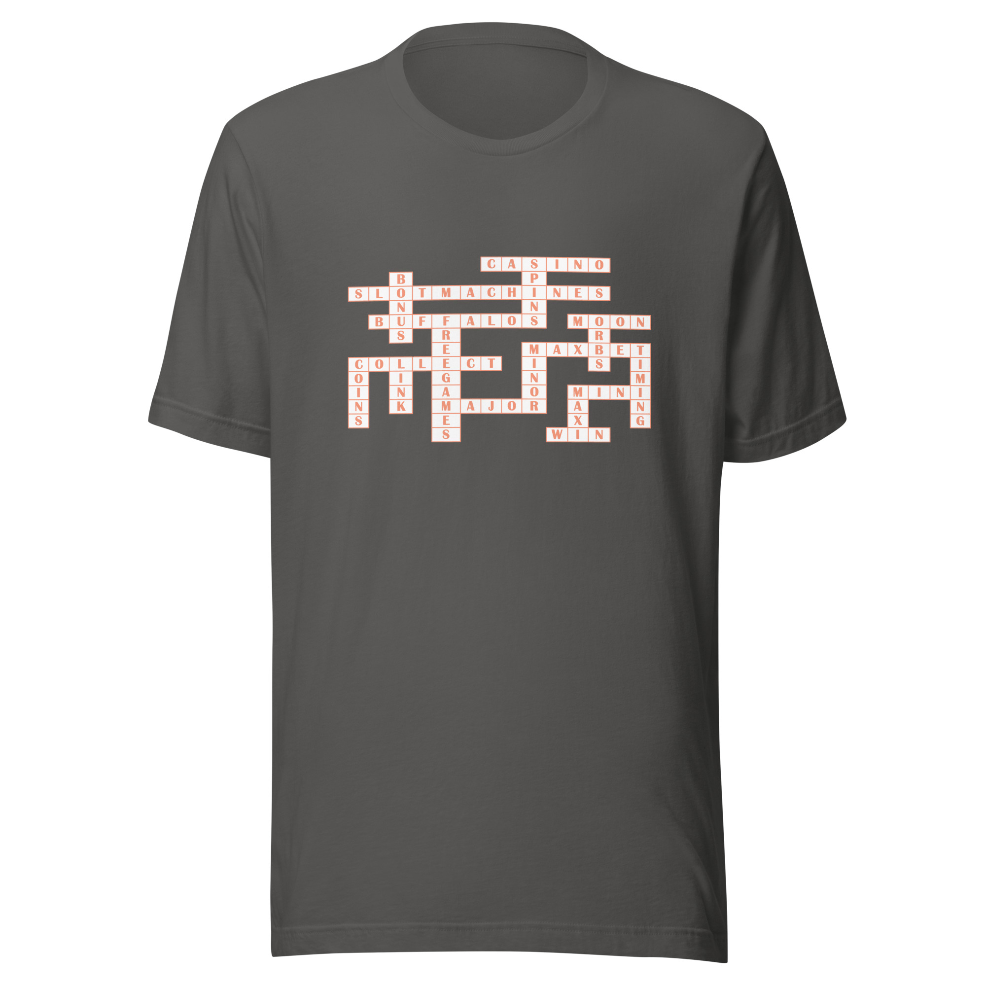 Crossword in white Unisex t-shirt - Image 13