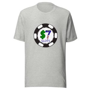 $7 Slots Poker Chip Logo Unisex t-shirt