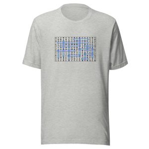 Search-a-Word in black Unisex t-shirt