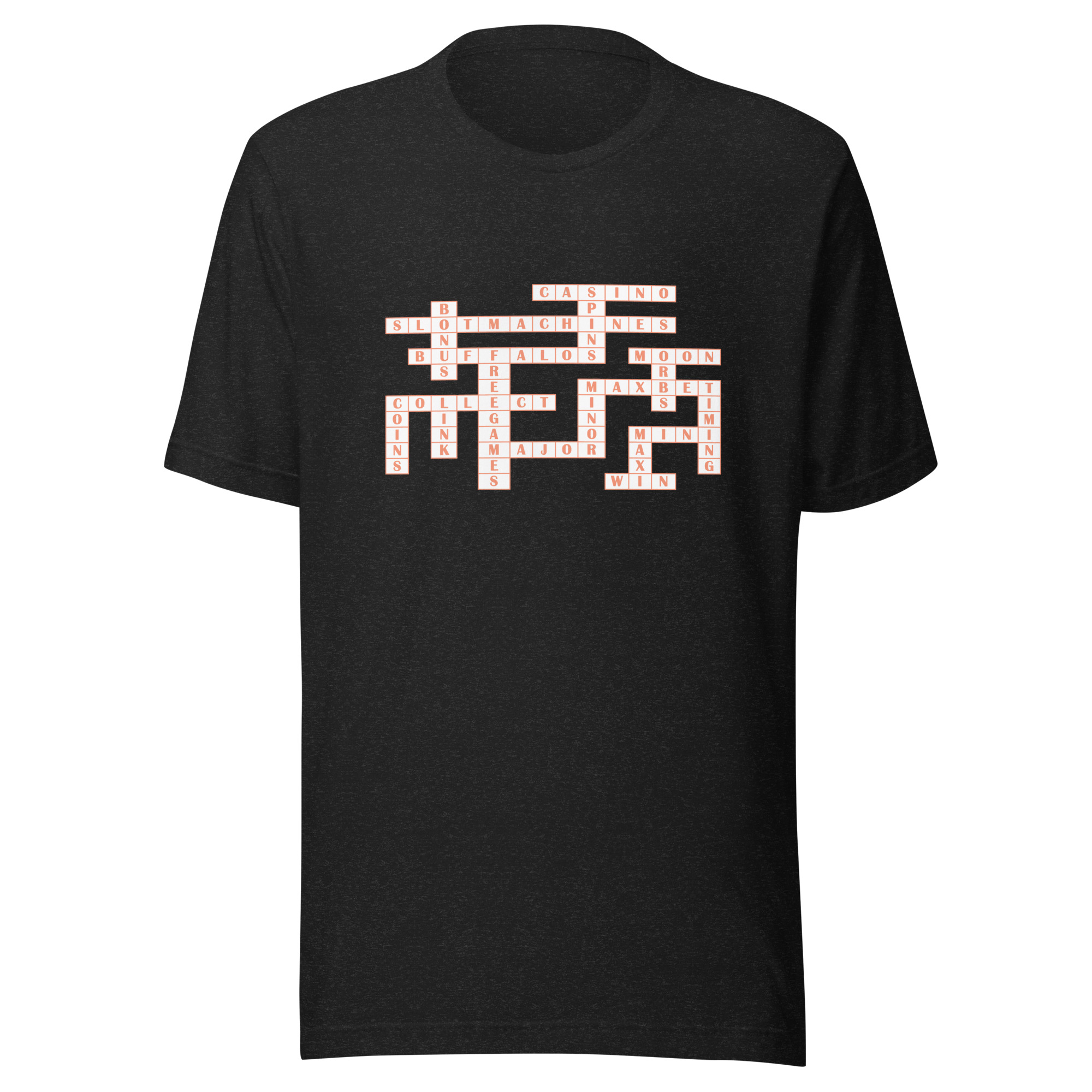 Crossword in white Unisex t-shirt - Image 2