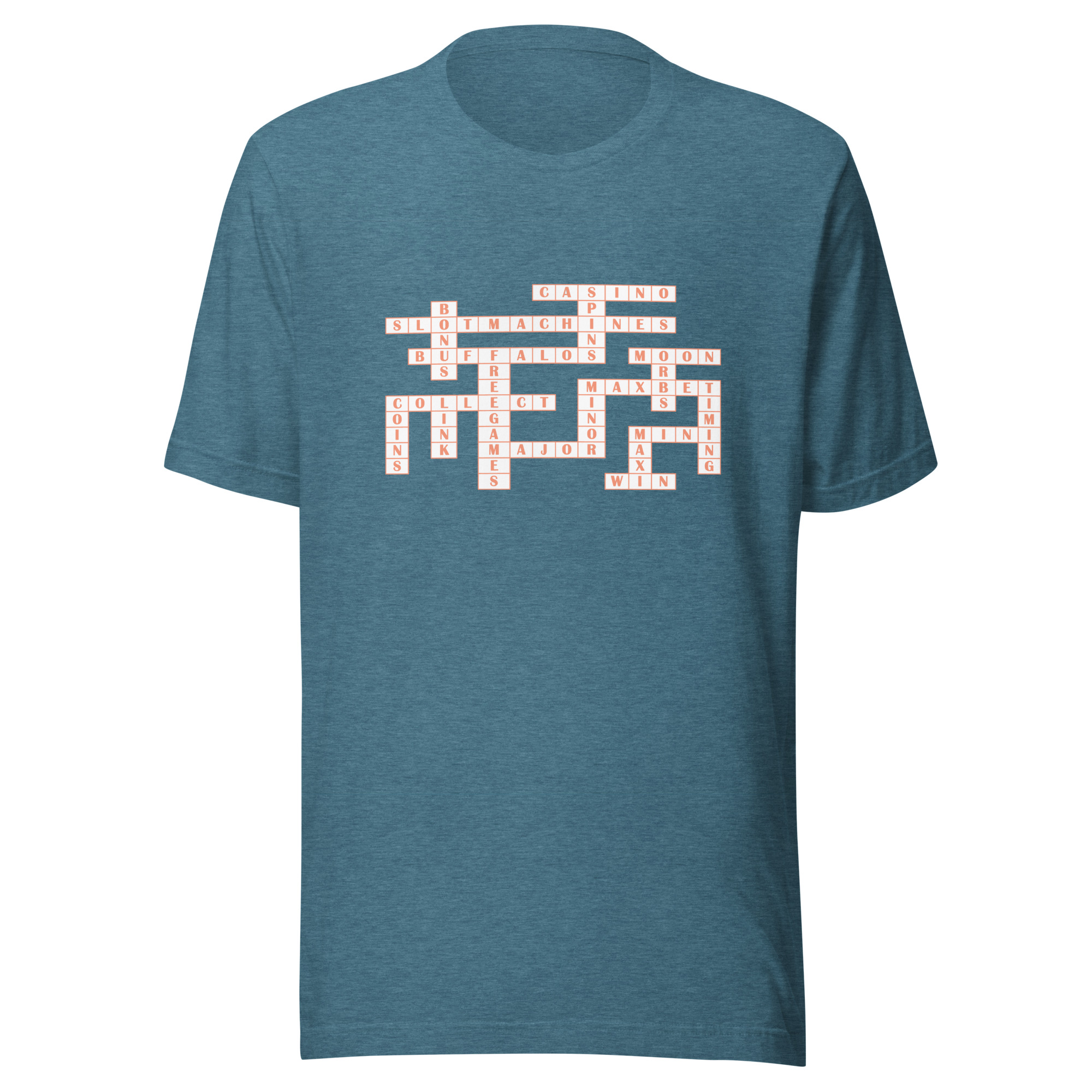 Crossword in white Unisex t-shirt - Image 17