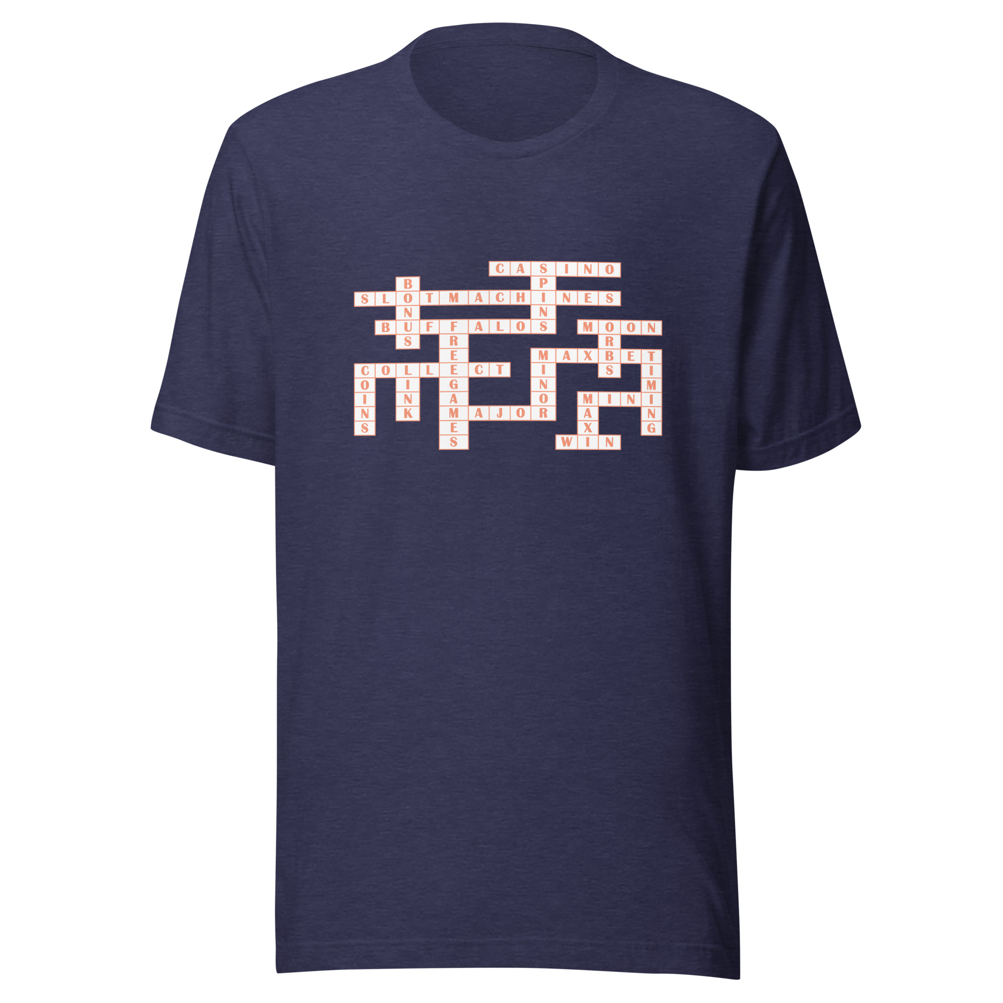 Crossword in white Unisex t-shirt - Image 8