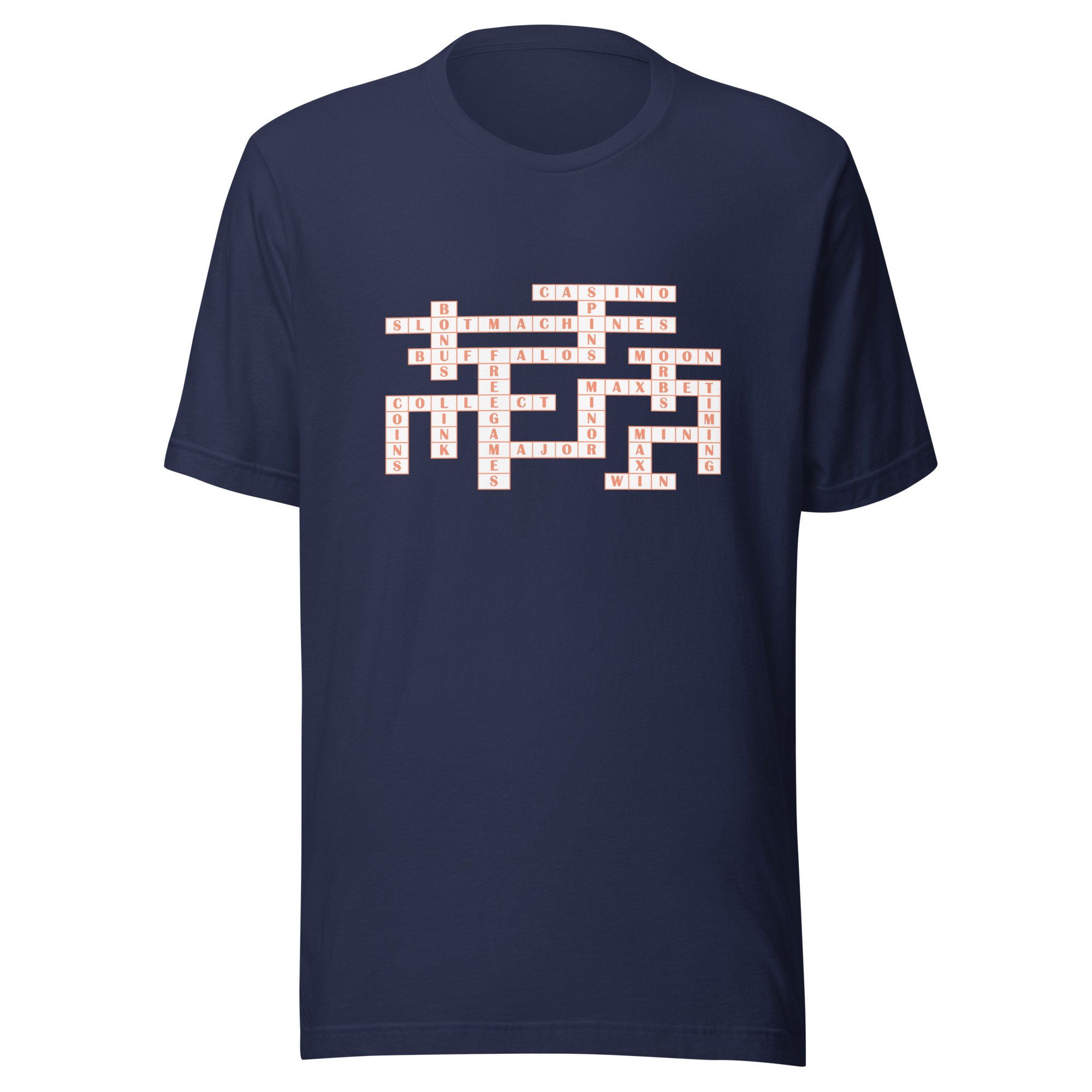 Crossword in white Unisex t-shirt - Image 6