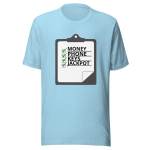Money Phone Keys Jackpot Unisex t-shirt