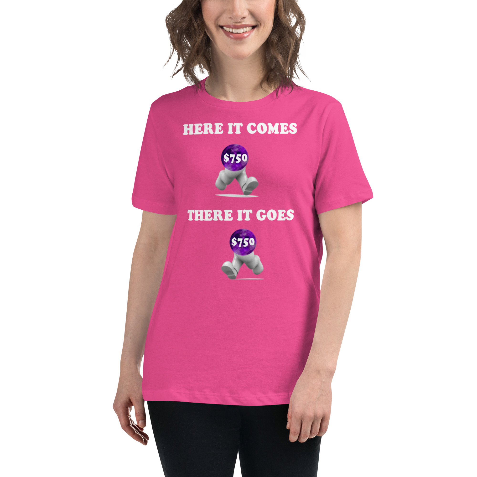 Here it comes there it goes Women's Relaxed T-Shirt - Image 11