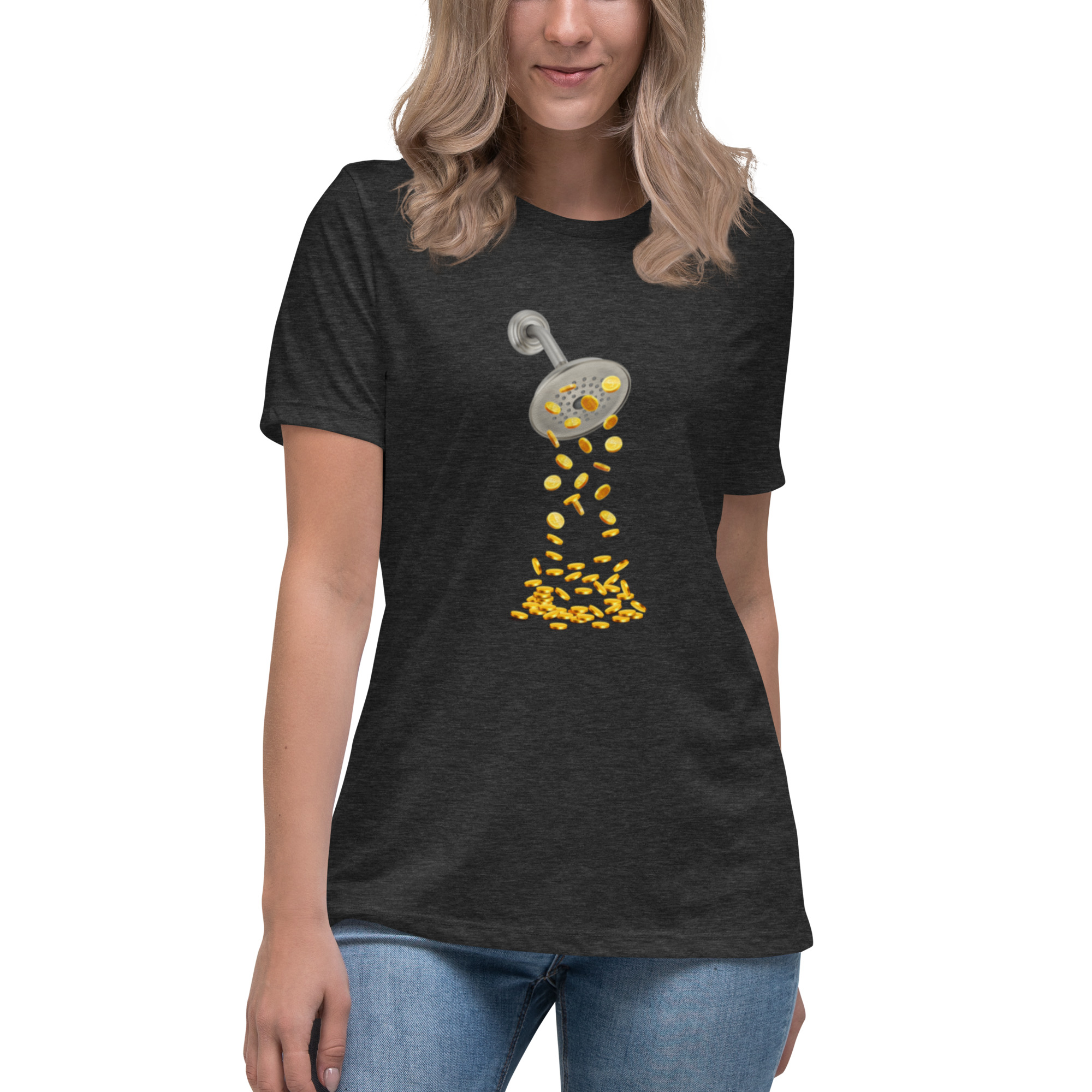 COIN SHOWER Women's Relaxed T-Shirt - Image 5
