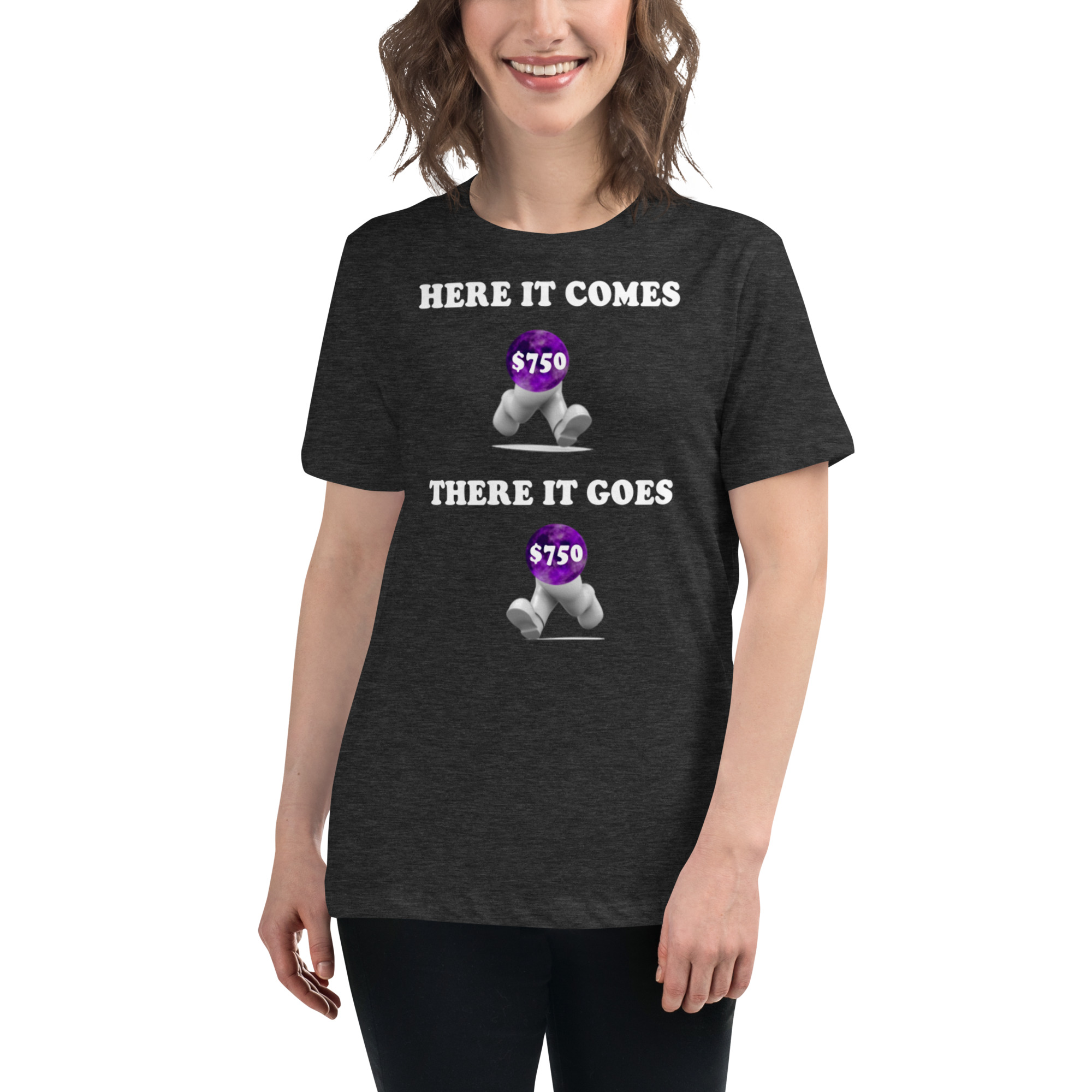 Here it comes there it goes Women's Relaxed T-Shirt - Image 6