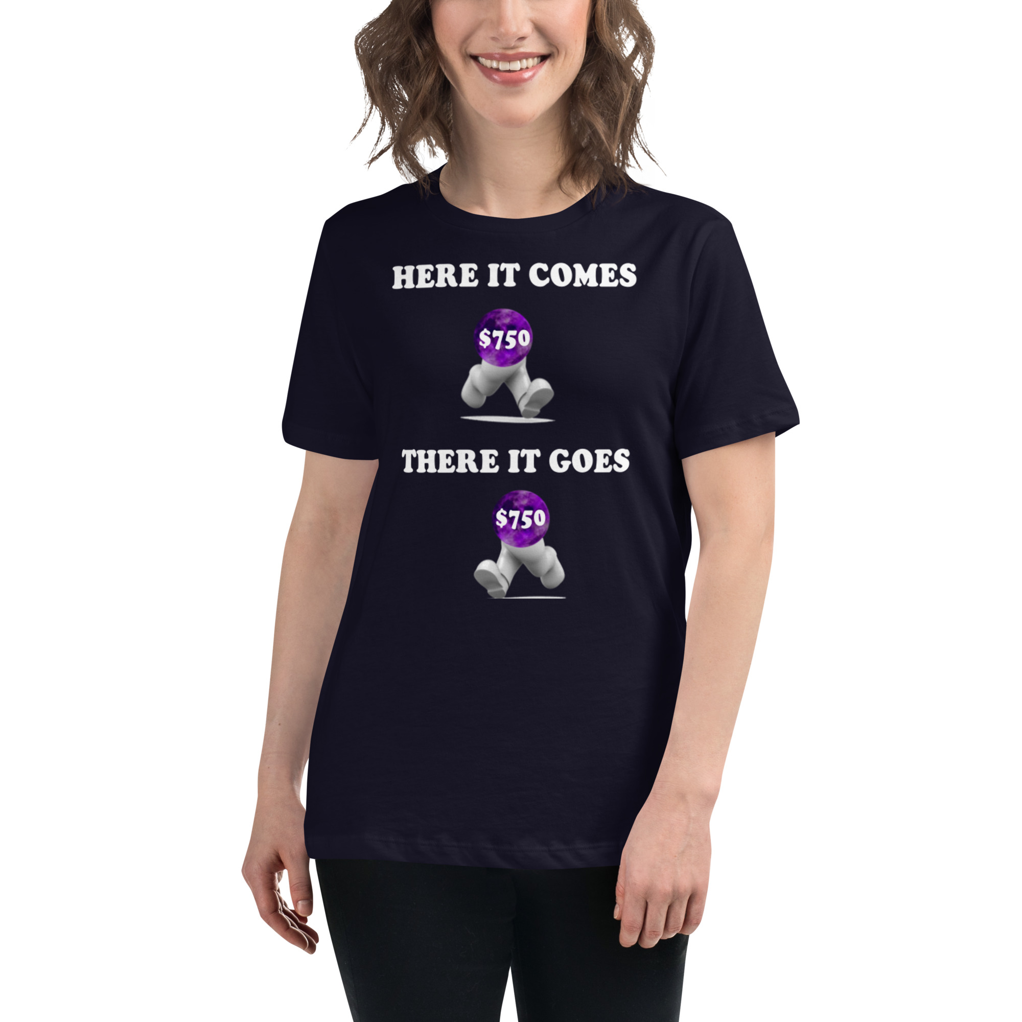 Here it comes there it goes Women's Relaxed T-Shirt - Image 2